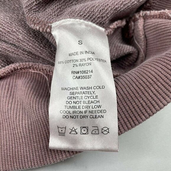 Joe’s Jean Collection Izzy Grommet Sweatshirt Pink - Picture 5 of 10